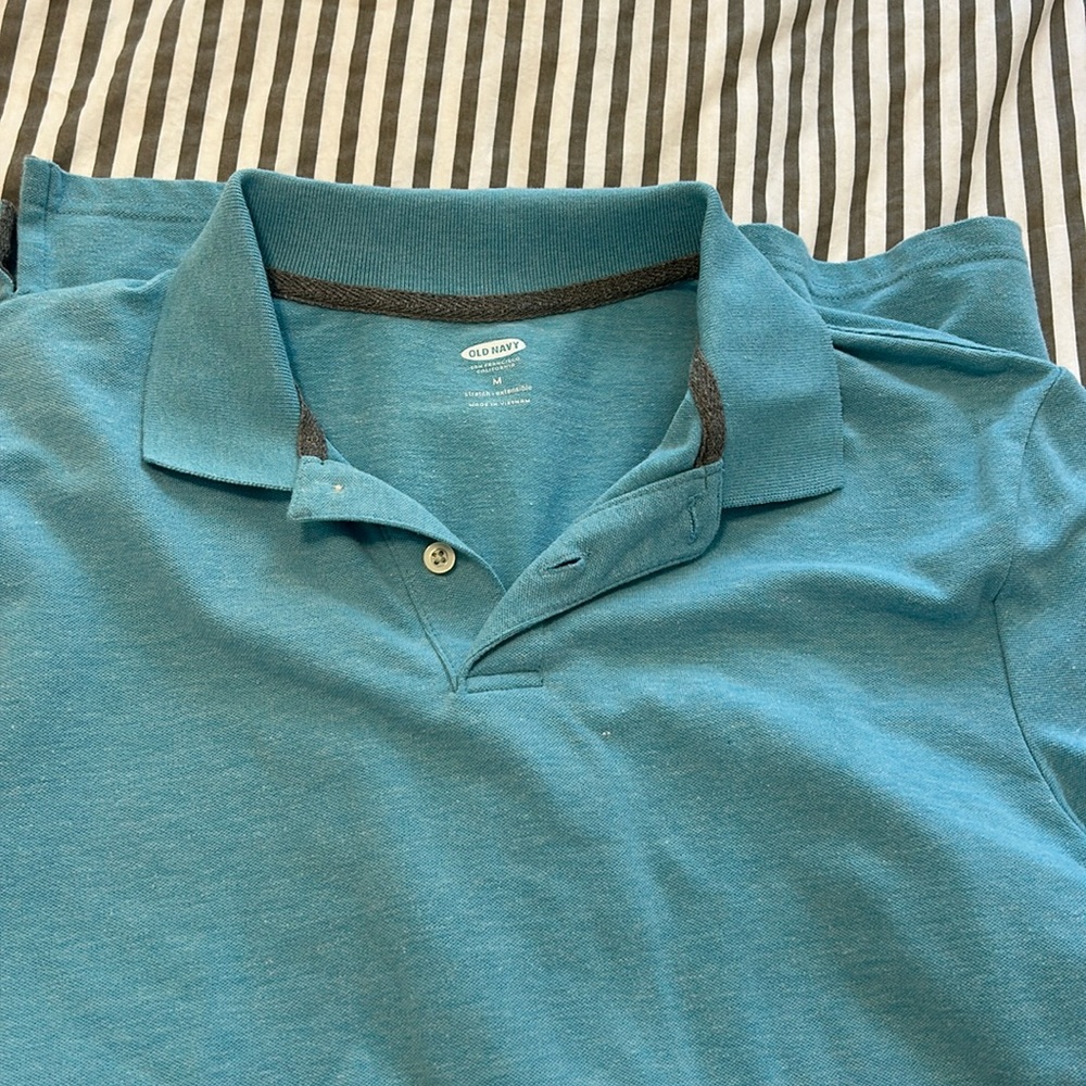Blue Old Navy Polo MEDIUM